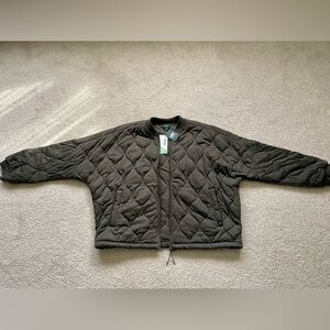 Roots Women’s Quilted Bomber Jacket - size XL